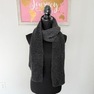 Dark Gray Thick Scarf